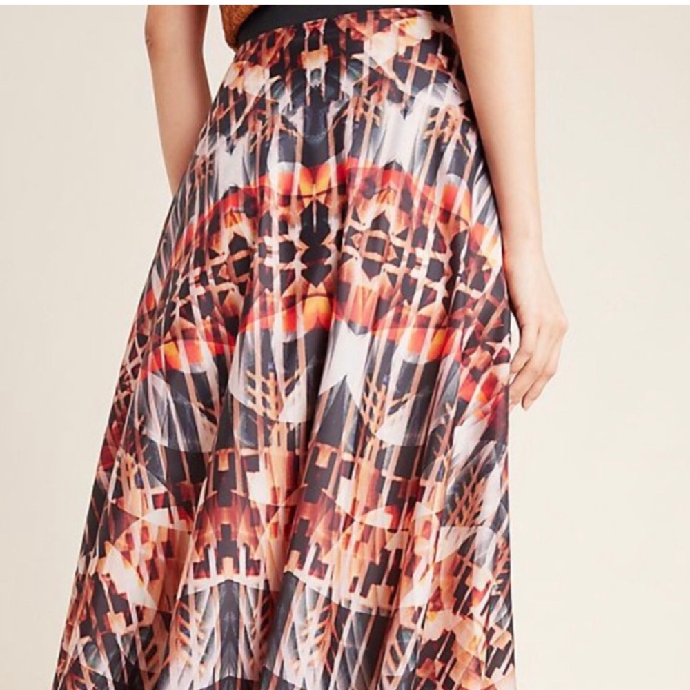ANTHROPOLOGIE KALEIDOSCOPE MAXI SKIRT size Medium - Picture 11 of 12
